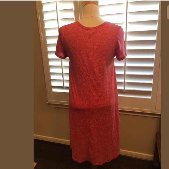 Lularoe Carly Red Heathered (No Tail) - Picture 2 of 3